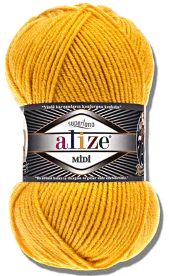 Produktbild von Alize 1x 100g Superlana Midi Wolle, Uni, Häkeln, Stricken (488)