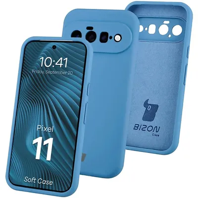 Produktbild von Silikon Handyhülle für Google Pixel 11, Bizon Soft Case, Blau