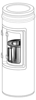Produktbild von Ø 130 mm Schiedel ICS Rußtopf
