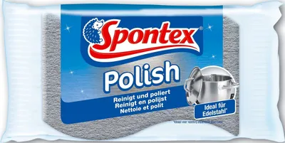 Produktbild von Spontex - Geschirrspülschwamm Polish mit Polierfunktion für Stahl uvm. - 19321001