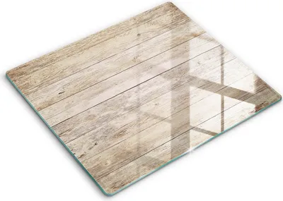 Zdjęcie produktu dla Deska kuchenna – 60 cm x 52 cm - Szklana deska do krojenia - Szkło hartowane – Antypoślizgowa - Drewniane Deski