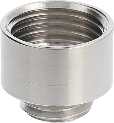 Image de WISKA Extension M/M de M12x1,5 à M16x1,5 MRM-M12/M16 rond Laiton (CuZn) nickelé Filetage de raccordement 5,0 mm - 1
