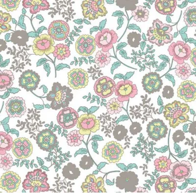 Produktbild von Klebefolie - Möbelfolie Fleur white Blumen -  45 cm x 200 cm