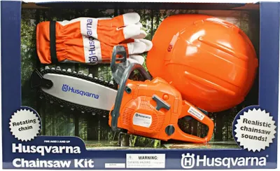 Produktbild von Husqvarna Kinder Spielzeug Kettensägen Säge Set (ohne Batterie)