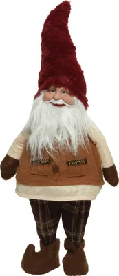 Imagen del producto de Figura navideña de duende con sombrero, 60 cm