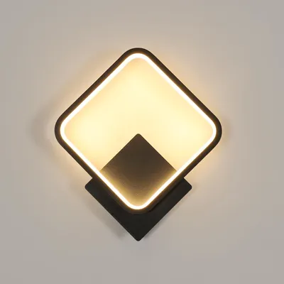 Immagine prodotto di Osairous, lampada da parete a LED per interni, 17W, 1912 lumen, luce calda (3000K), colore nero
