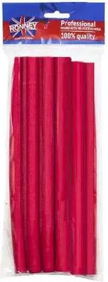 Produktbild von Ronney Flex Rollers Curlers 12/210mm Red - Pack of 10