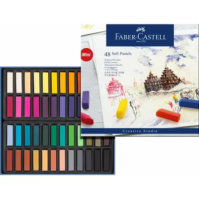 Obrázok produktu pre FABER-CASTELL mäkké pastely CREATIVE STUDIO, krabica 48 ks