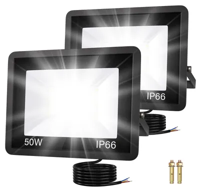 LED Außenstrahler 50W 5000lm 6500K IP66 kaltweiß