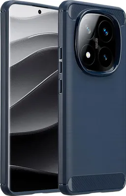 Image de imoshion Brushed Backcover pour le Xiaomi Redmi Note 14 Pro Plus (5G) - Bleu foncé
