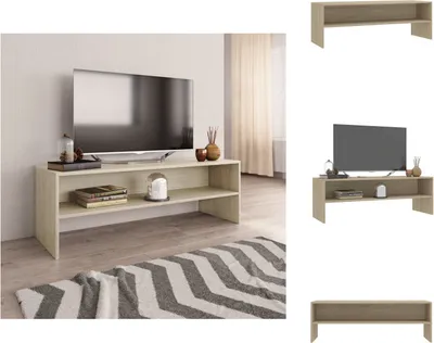 Produktbild von vidaXL TV-Schrank Sonoma-Eiche 120x40x40 cm Holzwerkstoff -  TV-Möbel