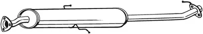 Produktbild von BOSAL 285-281 Mittelschalldämpfer Schalldämpfer für HONDA CR-V II (RD)