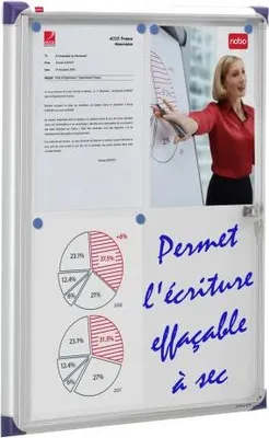 Immagine prodotto di Nobo 1900847 bacheca magnetiche e accessori Vetro Alluminio, Bianco