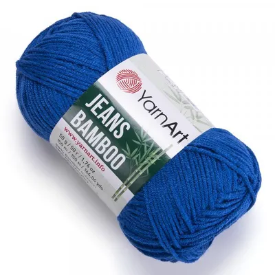 Produktbild von Yarn Art Jeans Bamboo 123 Saxe Blue Strickgarn