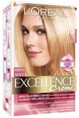 Image de EXCELLENCE Colorant crème #10-blond très clair 192 ml