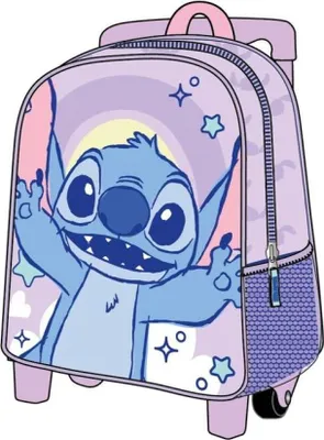 Obrázok produktu pre Detský batoh na kolieskach Stitch 3D