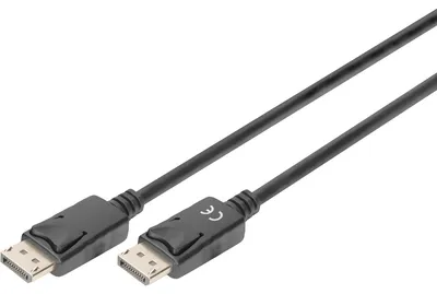 Produktbild von DIGITUS DisplayPort Anschlusskabel 3m 4K schwarz