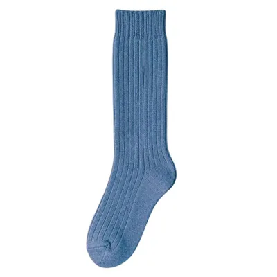 Zdjęcie produktu dla Skarpety męskie Merino marki green-goose – kolor niebieski – rozmiar 39–42, Obraz wygenerowany przez AI