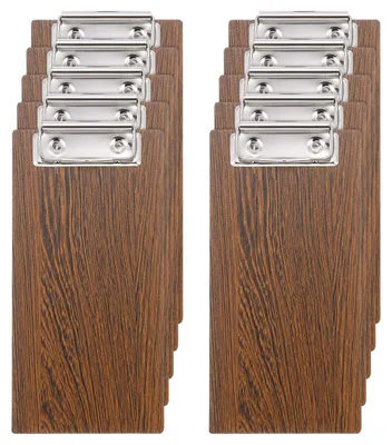 Produktbild von Elzusha – Set mit 10 Mini-Schreibtafeln aus Holz für Restaurants und Cafés