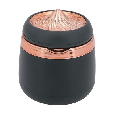 Produktbild von Auto-Aschenbecher,Tragbarer Auto-Aschenbecher Universal-Auto-Aschenbecher mit LED-Lampe,gold
