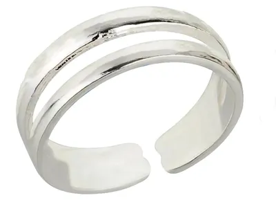 Produktbild von Zehenring Zehring zwei Ringschleifen 925 Silber