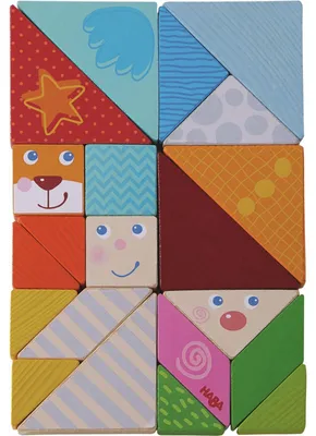 Image de HABA Kleinkindwelt Jeu de construction Bunter Tangram Mix 1305777001