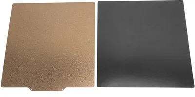 Zdjęcie produktu dla Elastyczna płyta ze stali nierdzewnej PEI do druku 3D - 255x245 mm - Temperatura do 220°C - Wysoka przyczepność - Podkładka do druku