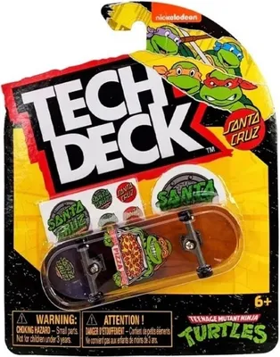 Image de Tech Deck - Planche simple Santa Cruz TMNT - Pizza