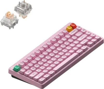 Produktbild von NuPhy Node 75 Kabellose Mechanische Tastatur High-Profile QWERTY US / Light Pink / Blush Max