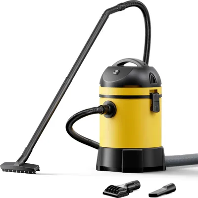 Immagine prodotto di Aspiratore per laghetti Wiltec 1400 W, capacità 30 litri, con 2 tubi, aspiratore di fanghi per piscine aspiratore di fanghi per laghetti aspiratore di fanghi a umido con sistema di svuotamento automatico
