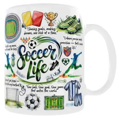 Produktbild von Becher 300 ml Soccer Life Fußball Spielfeld Mannschaft