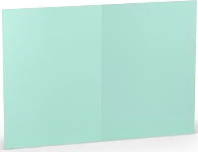 Produktbild von Rössler 164072174, Standard-Grußkarte, Herzlichen Glückwunsch, Mintfarbe, Papier, 220 g/m², 100 Stück(e)