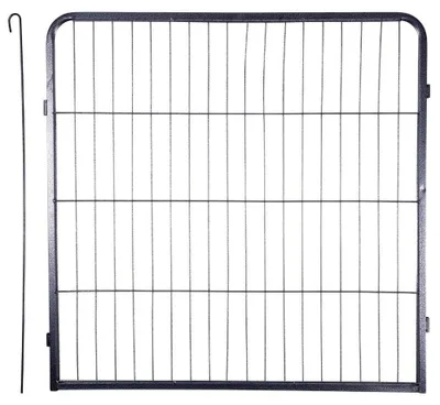 Produktbild von maxxpro Laufstall Hund und Katze Welpenauslauf 210 x 80 cm - Faltbarer Hundegitter Wohnung - Hundelaufstall - Hunde Gitter Aufstellbar in Verschiedenen Formen - Metall - Schwarz