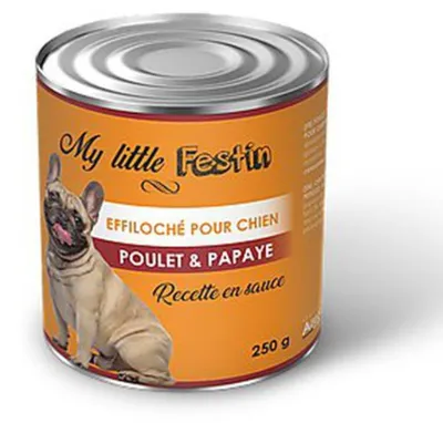 Produktbild von My Little Feast – Hundefutter – Huhn/Papaya
