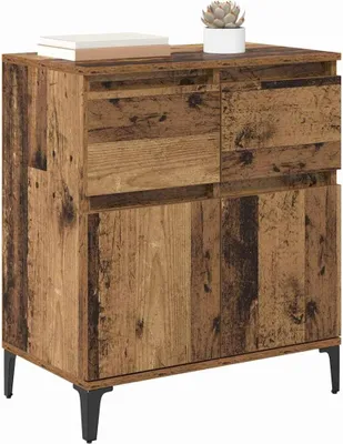 Zdjęcie produktu dla vidaXL Kredens z drewna odzyskanego 60 x 35 x 70 cm drewno kompozytowe i żelazo