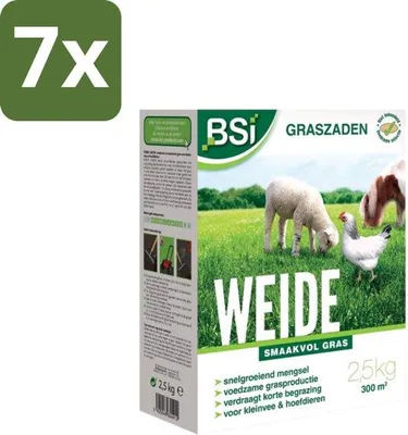 Zdjęcie produktu dla Nasiona trawy pastwiskowej, opakowanie zbiorcze 2,5 kg, 7 sztuk