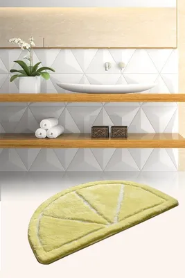 Obrázok produktu pre Mijolnir, Limon - Žltá, podložka do vane, žltá, akryl, 60 x 100 cm