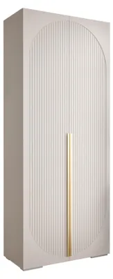 Produktbild von Kryspol - Kleiderschrank Weiß, 2 Tür, 1 Modul 100x236,7x47cm, Manhattan Ryfel 5