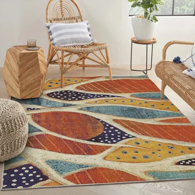 Produktbild von Conceptum Hypnose, Woopamuk221, Teppich (180 x 280), 70 % BAUMWOLLE / 30 % POLYESTER, Mehrfarbig, 180 x 280 cm