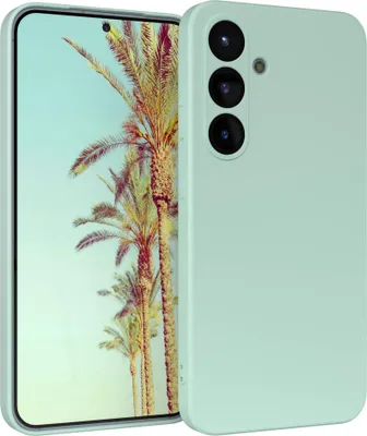 Produktbild von EAZY CASE - TPU Hülle für Samsung Galaxy S25, TPU Case stoßfeste Handyhülle, weiches Cover mit Kameraschutz, Silikonhülle in Grün