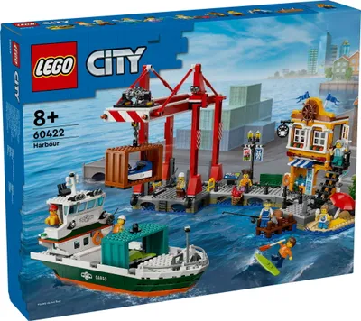Zdjęcie produktu dla LEGO® City 60422 Port ze statkiem towarowym