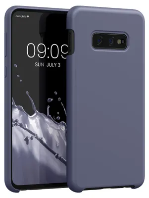 Produktbild von kwmobile Handyhülle für Samsung Galaxy S10e Hülle - Case Silikon - Kabelloses Laden - Schutzhülle Cover in Lavendelgrau