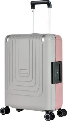 Produktbild von Eminent VERTICA - 4-Rollen-Kabinentrolley 55 cm (grau/rosa)