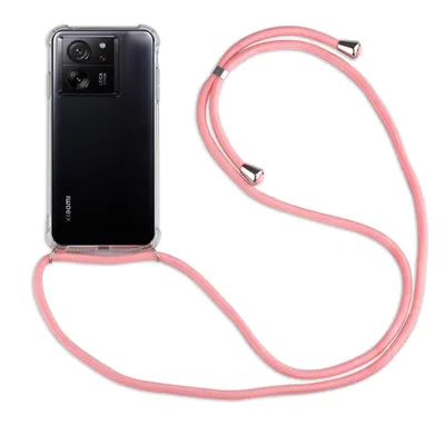 Produktbild von Handykette für Xiaomi 13T / 13T Pro Handyhülle mit Band Hülle mit Kordel Kette Rosa