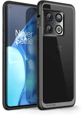 Produktbild von Handyhülle für OnePlus 10 Pro Slim Transparent Schutzhülle Schwarz TPU/PC