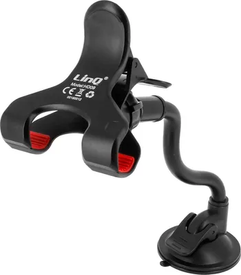 Immagine prodotto di Supporto per auto con supporto a ventosa 360° Braccio flessibile, LinQ - Nero