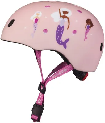 Produktbild von Micro Fahrradhelm Deluxe Meerjungfrau mit LED-Licht und Magnetverschluss S