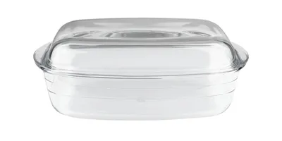 Produktbild von O'cuisine Gänsebräter Glas mit Deckel rechteckig Auflaufform Bratentopf