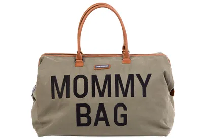 Produktbild von Childhome Mommy Bag Kaki XXL - Viele Aufbewahrungsfächer, Als Handtasche oder Schultertasche nutzbar, Inkl. Wickelmatte