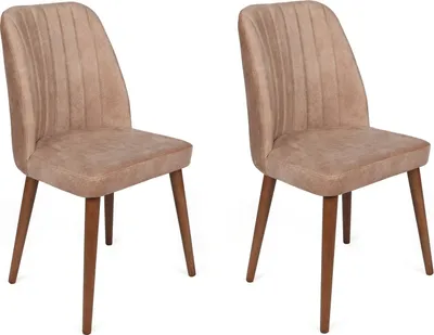 Produktbild von Skye Decor, Alfa-463 V2, Stuhlset (2 Stück), Beige, 100 % METALL, 50 x 49 x 90 cm